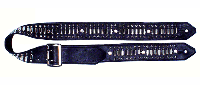 Biker guitar strap