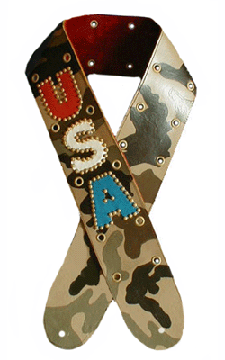 camoflauge guitar strap