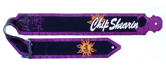 chip shearin custom guitar strap