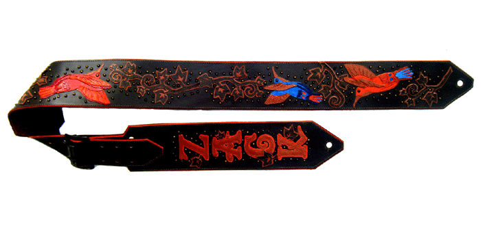 Hummingbird Custom Guitar Strap