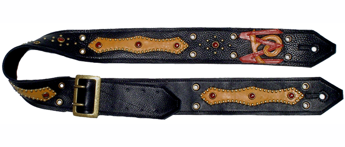 javier custom guitar strap