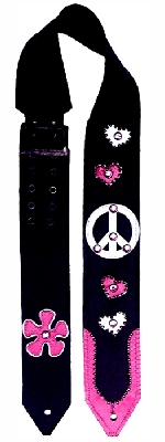 sheryl crow peace guitar strap