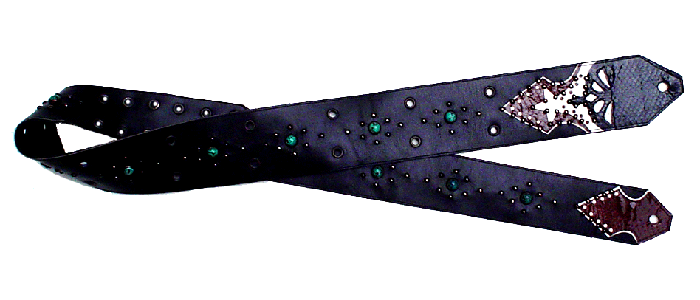 "Stained Glass" guitar strap