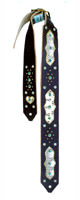 "Hunter" snakeskin guitar strap