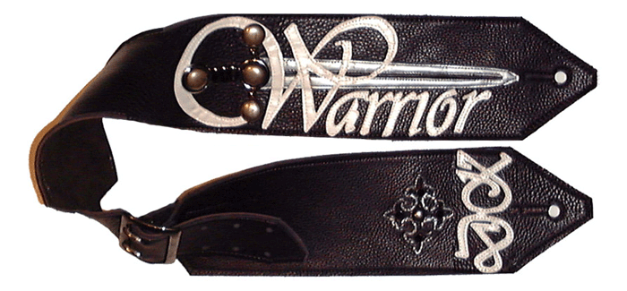 warrior guitars custom guitar strap