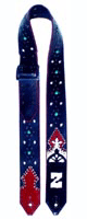 Z Stained Glass guitar strap