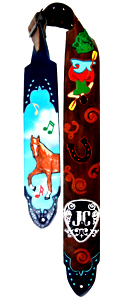 JC Harrison Logo Custom Guitar Strap JC Harrison Logo