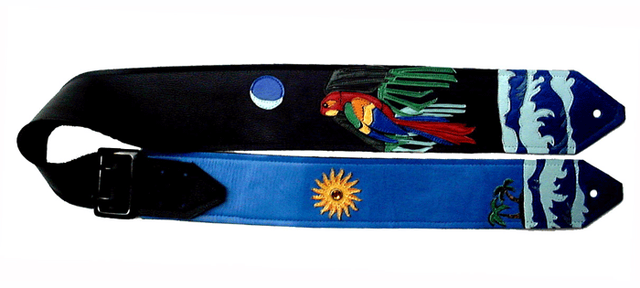 parrot custom guitar strap