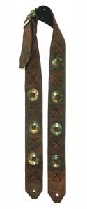 Brown Concho Guitar Strap