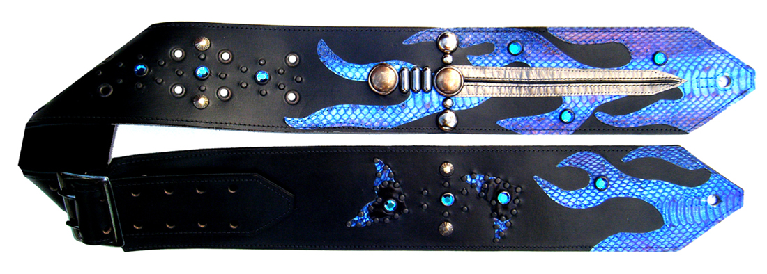 sword custom guitar strap