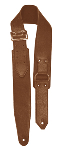 Brown D Ring Guitar Strap