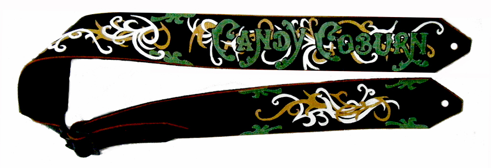 Candy Coburn Custom Guitar Strap