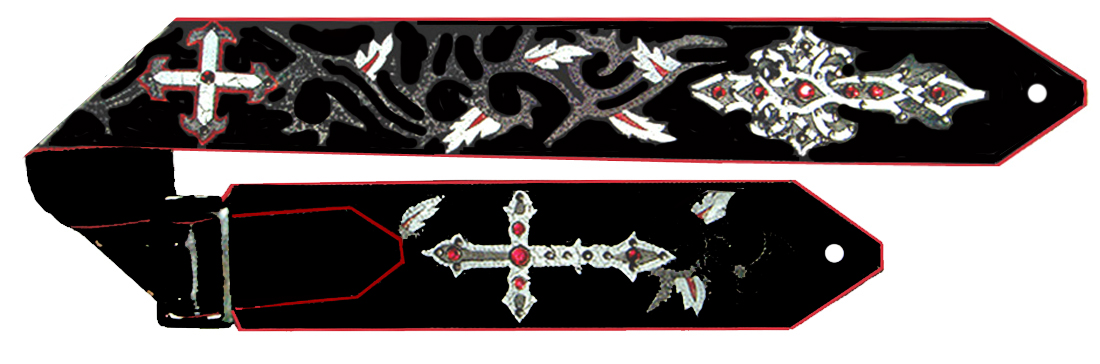 CROSSES CUSTOM GUITAR STRAP