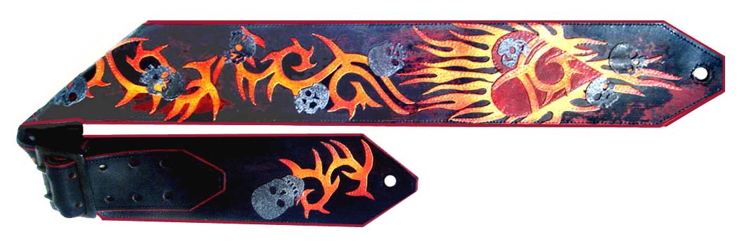 Karns Skulls Guitar Strap