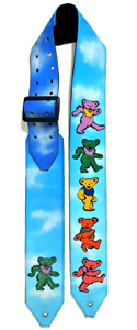 Grateful Dead Bears Guitar Strap