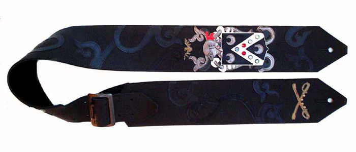 Family Crest Custom Guitar Strap