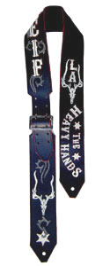 Custom Name Guitar Strap Custom Name Guitar Strap Heavy Hands
