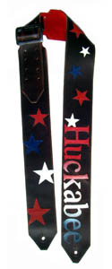 Custom Name Guitar Strap Huckabee