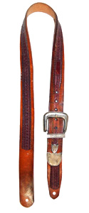 Guitar Strap Made from Belts