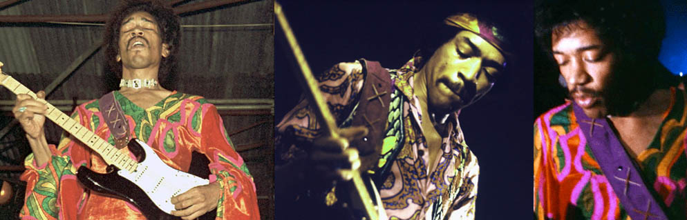Jimi Hendrix Purple Guitar Strap