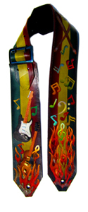 Airbrushed Custom Guitar Strap