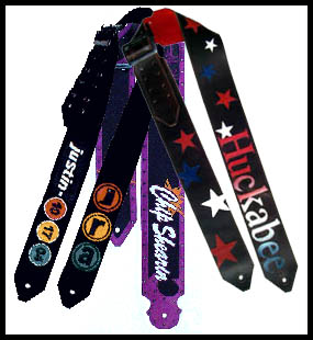 Logo &  Name Custom Guitar Straps