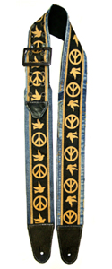 NEIL YOUNG OLD BLACK GUITAR STRAP DENIM NEIL YOUNG OLD BLACK GUITAR STRAP DENIM