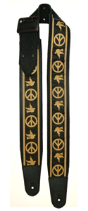 NEIL YOUNG OLD BLACK GUITAR STRAP LEATHER NEIL YOUNG OLD BLACK GUITAR STRAP LEATHER