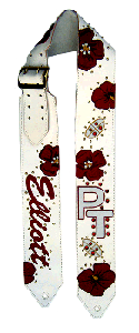custom name guitar strap