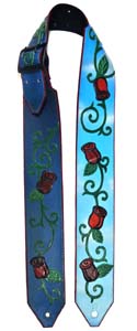 ROSEBUDS CUSTOM GUITAR STRAP