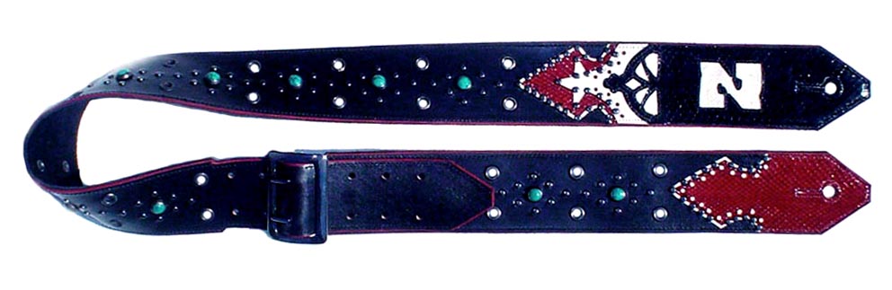 custom initial guitar strap