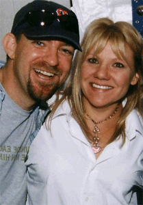 Kristian Bush and Jeri custom guitar strap maker